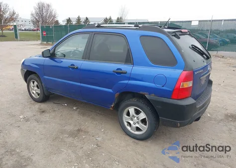 2008 Kia Sportage Lx from USA, damaged, VIN KNDJF724087467076